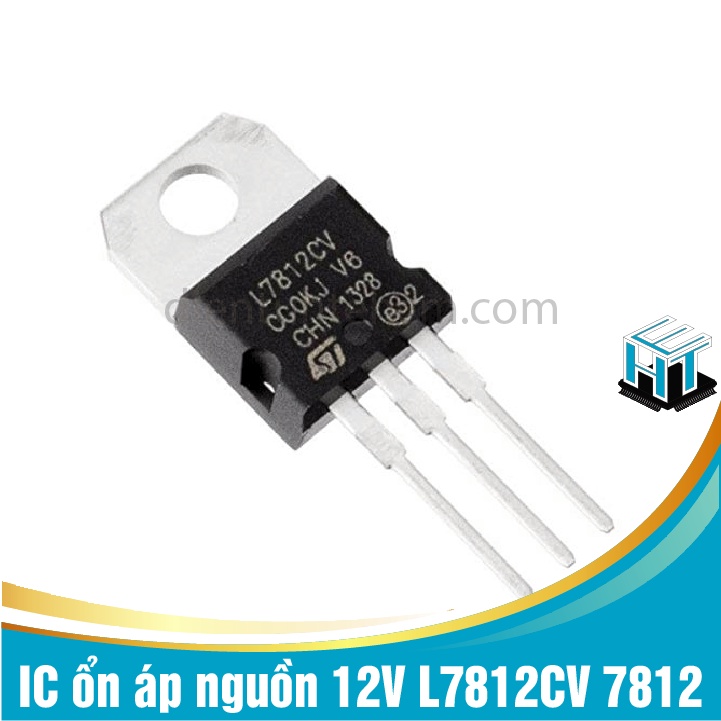 Combo 4 con IC ổn áp nguồn LDO 7812 L7812CV 12V 1.5A chân cắm TO-220