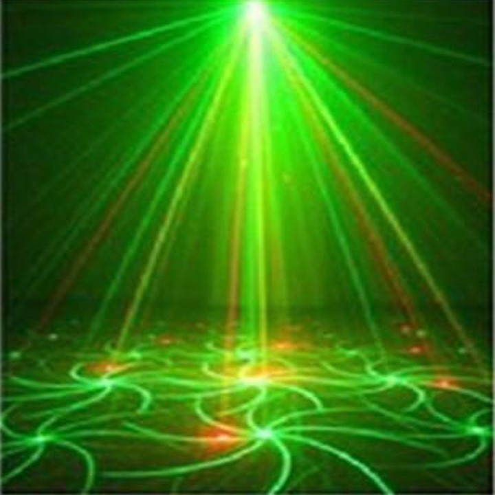 Đèn chiếu Laser Stage Light mini chiếu sao quẩy bar karaoke