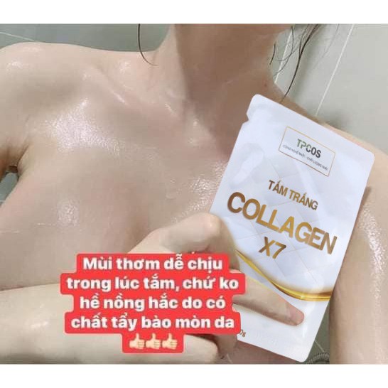 [Chính hãng] Gói trắng COLAGEN X7 - Trắng bật tone sau 2 tuần - Không hồi màu, an toàn cho da | BigBuy360 - bigbuy360.vn