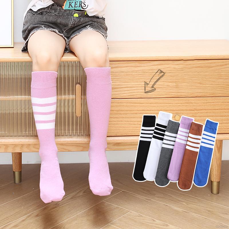 Vớ Cotton Họa Tiết Sọc Ngang Xinh Xắn Dành Cho Bé Gái