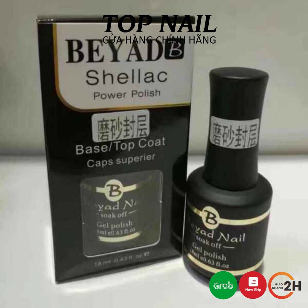 Base(liên kết),top bóng,Top lỳ sơn gel chính hãng Beyad