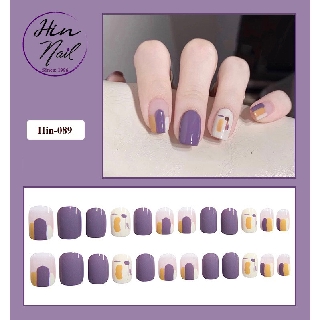 [TẶNG keo + dũa + miếng lau] Set 24 móng tay giả cao cấp họa tiết 3D độc đáo