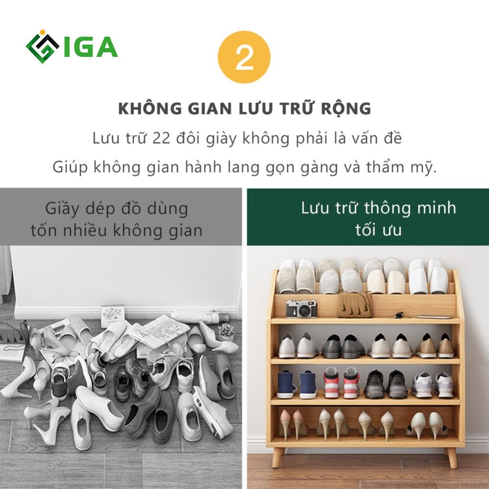 Tủ giày kết hợp kệ sách giá sách tiện lợi - gp160