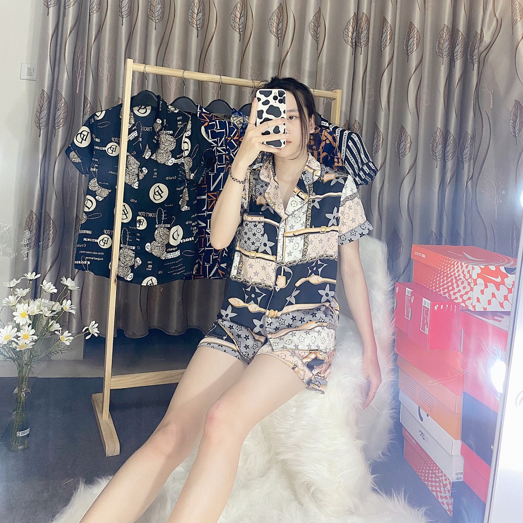 Pijama - Bộ ngủ Sammi Beauty chất liệu lụa latinh cao cấp - Hàng Việt Nam xuất khẩu.