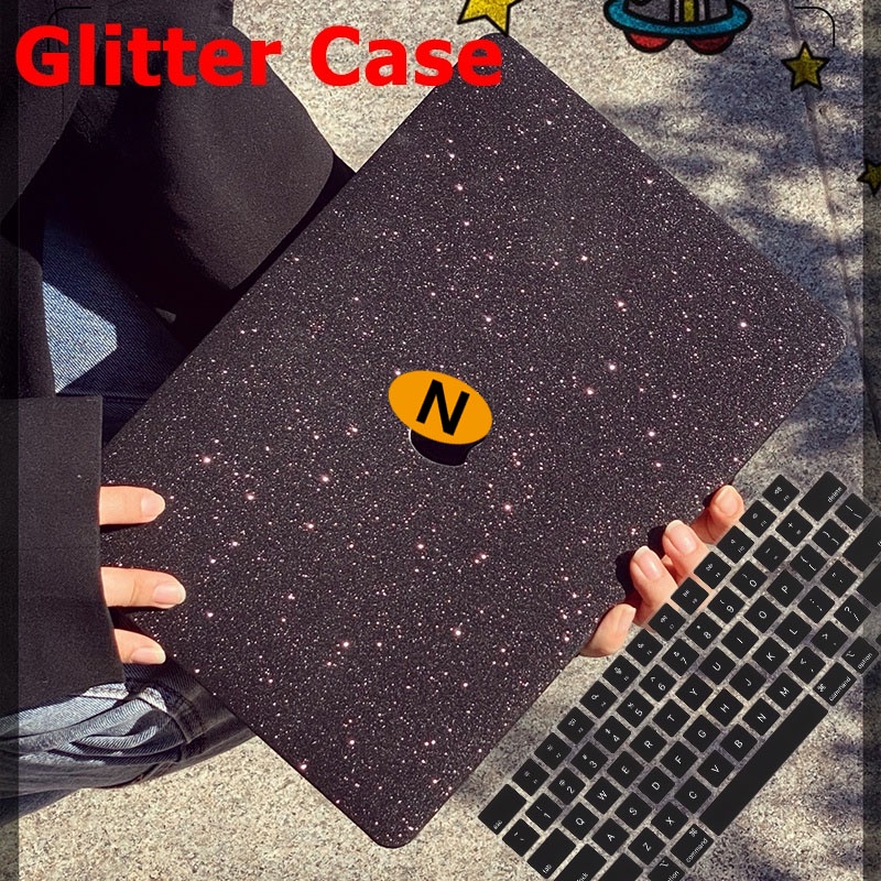 Case for 2023 macbook air 15 m1 m2 13 inch A2681 2022 2023 Ốp Lưng Lấp Lánh Kèm Bàn Phím Cho 2022 MacBook Air M2 M1 Pro 13 13.3"16 2020 A2179 A2337 A2681 A2442