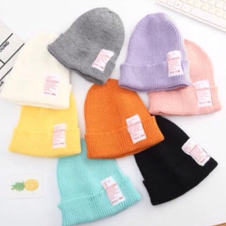 Mũ beanie tag chữ