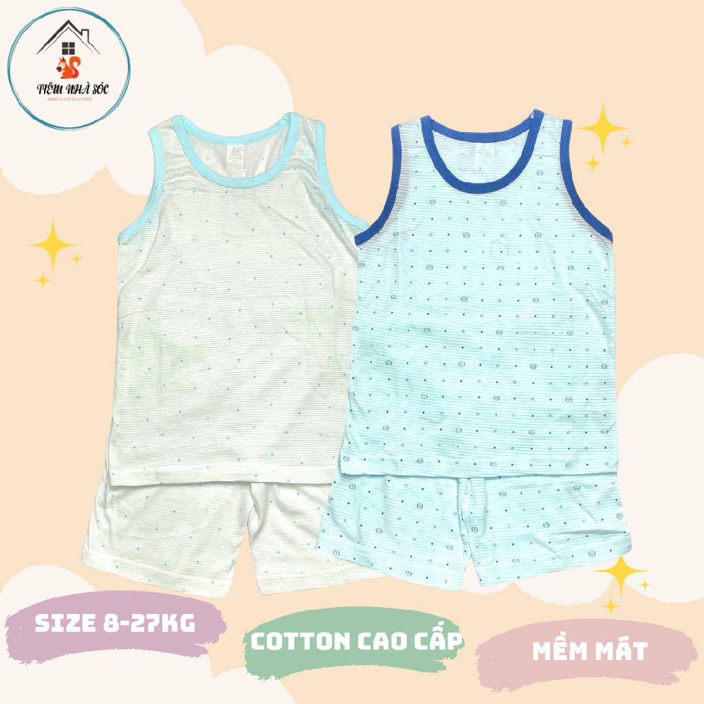 Bộ 3 lỗ bé trai Minou màu xanh dương hàng xuất Hàn size 90 - 140 Tiệm Nhà Sóc