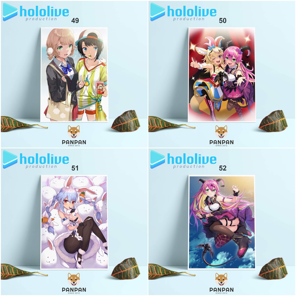 Postcard Cao Cấp - Poster Hololive Vtuber (3)