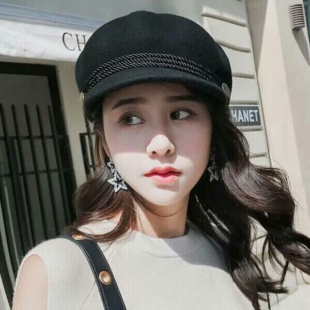 Mũ nồi lưỡi trai nữ thời trang