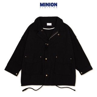 Áo khoác kaki Minion Clothing form rộng, dáng Unisex, phong cách Ulzzang Streetwear A2812