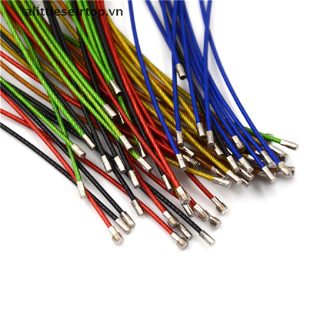Set 10 Móc Khóa Dây Cáp Máy Bay Bằng Thép Không Gỉ