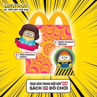 Mô hình Happy Meal McDonalds Minion (Nguyên Seal)