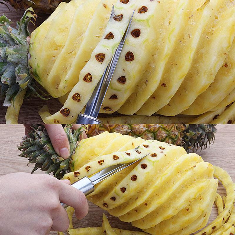 Dụng Cụ Cắt Vỏ Dứa Bằng Thép Không Gỉ, Dụng Cụ Gọt Vỏ Trái Cây