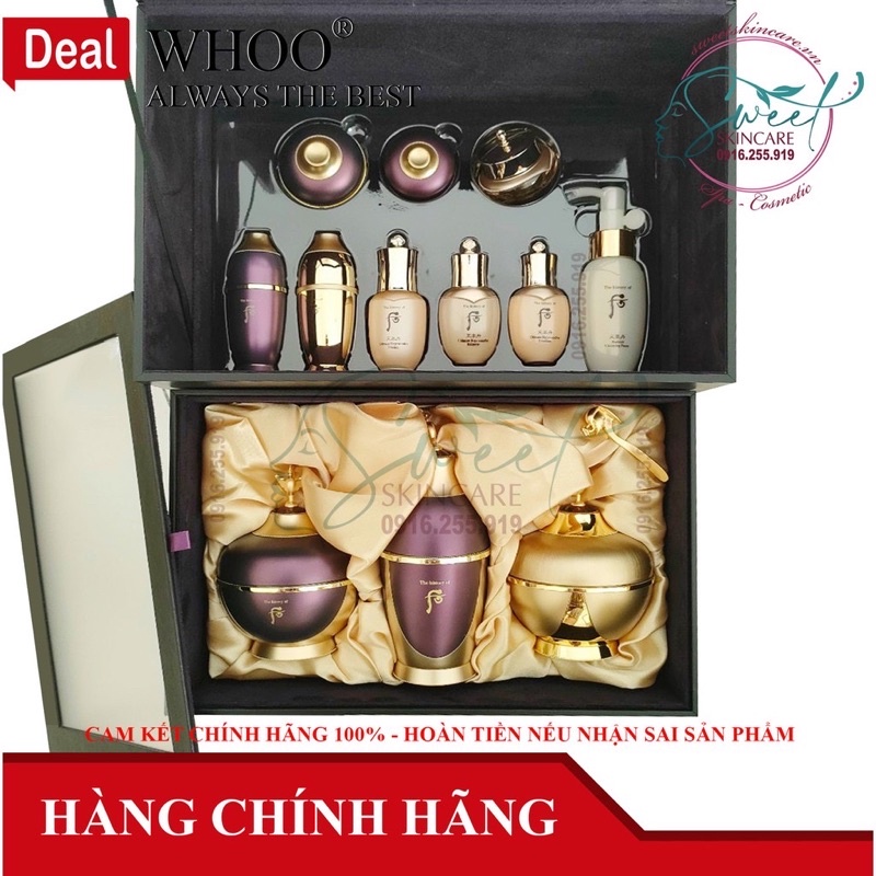 Bộ Dưỡng Hoàn Lưu Cao Tốt Nhất Hoàn Trả Lại Vẻ Đẹp 10 Năm về Trước Trẻ Hóa Da, Chống Lão Hóa Whoo Hwanyu Go Special Gift
