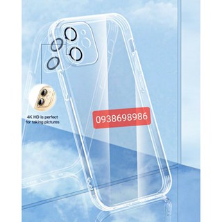 Ốp lưng TOTU bảo vệ Camera iPhone 12 Mini/ 12/ 12 Pro/ 12 Pro Max/ 11 pro/ 11 Pro Max trong suốt không ố vàng