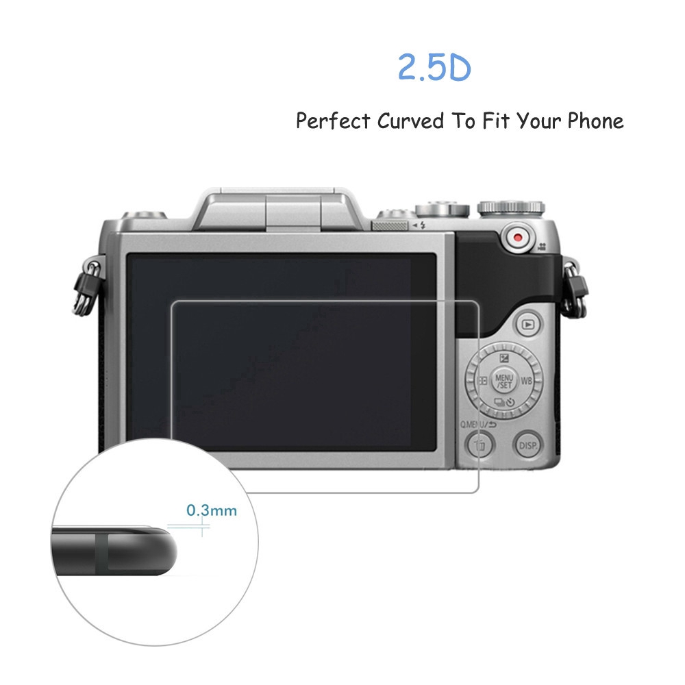 YIFILM Kính Cường Lực Bảo Vệ Màn Hình Điện Thoại Panasonic Lumix DC-GX800 GX850 GR8 GF9 LF1 2.5D