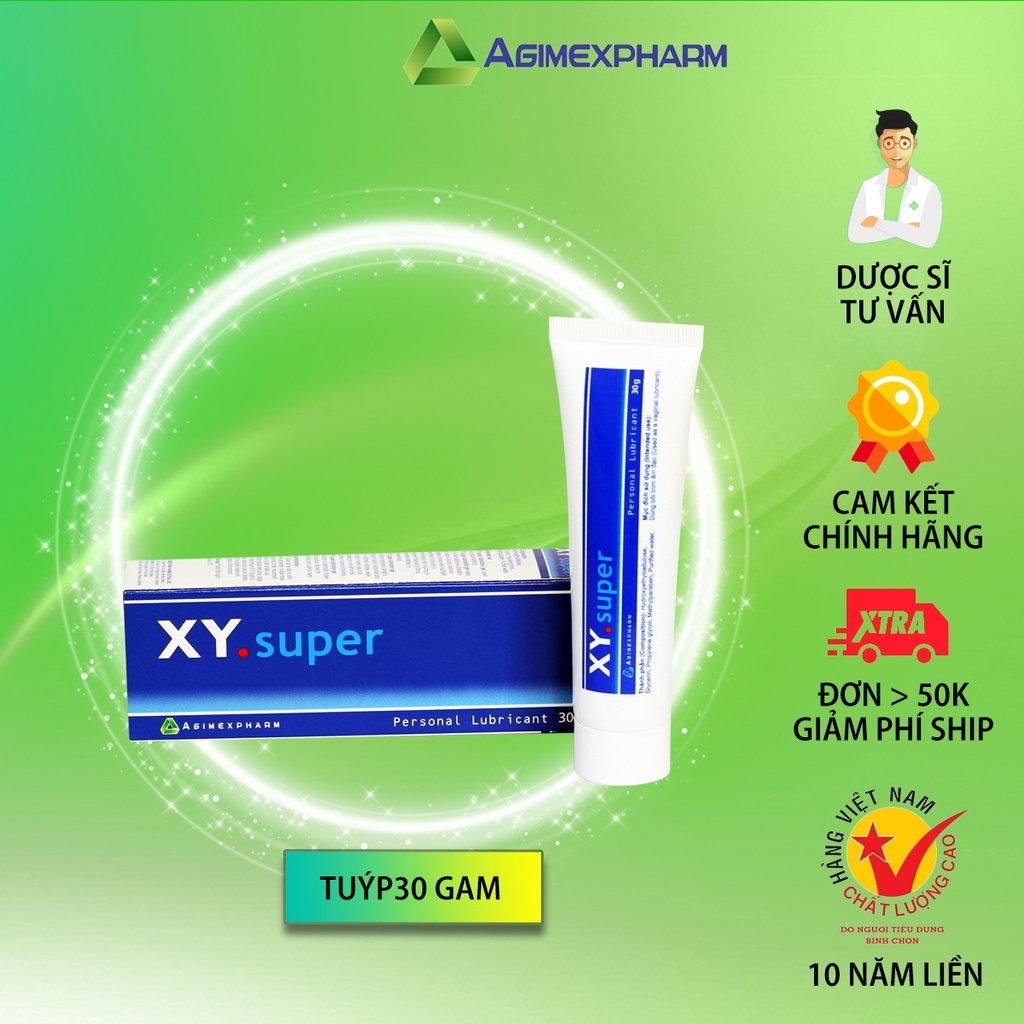 Gel bôi trơn XY.Super - Lubricant personal - Giảm khô hạn, đau rát [CHÍNH HÃNG - GIÁ GỐC]