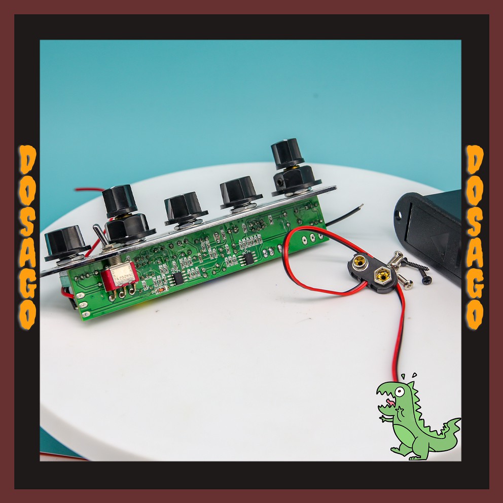 Pre Bass - Mạch pre chỉnh âm thanh cho đàn jazz bass Marcus Miller Auderez tùy biến