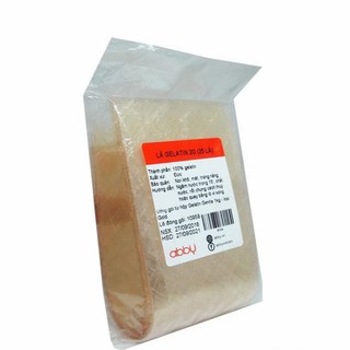 Set 3 lá Gelatine hiệu Gelita Gold 3g/lá