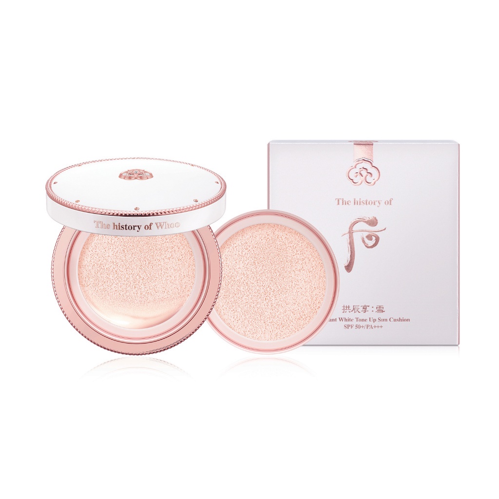 [Tặng kèm 1 lõi 13g] Cushion đa năng chống nắng nâng tông The history of Whoo Gongjinhyang Seol White SPF50+/PA+++ 13g