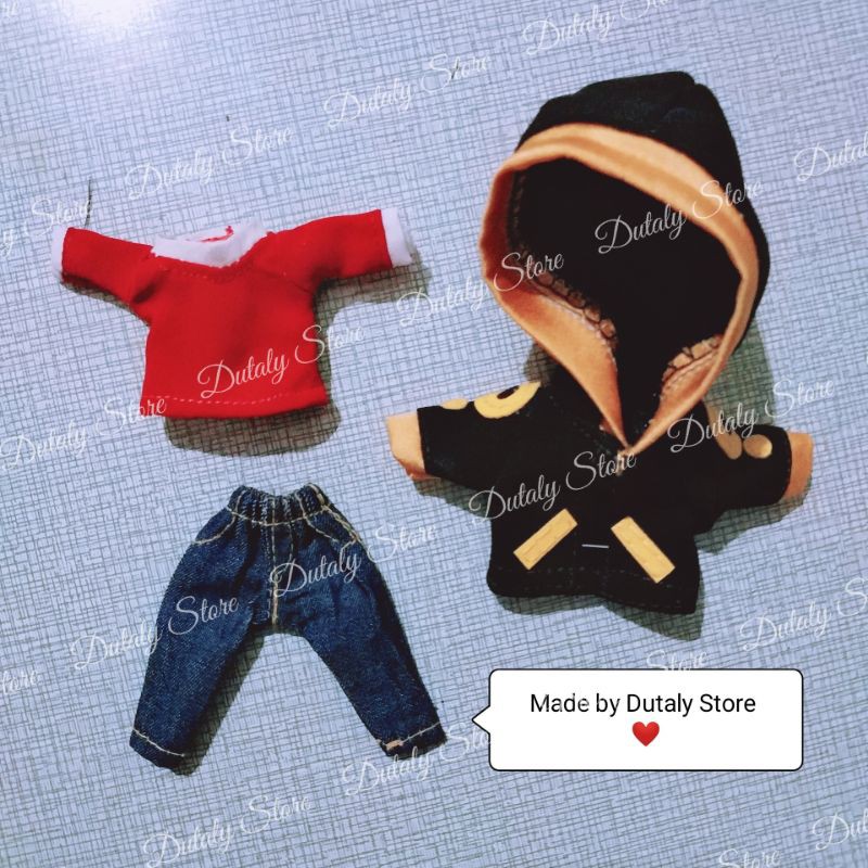 Ob11 - set 18 trang phục cosplay 707 và Saeran game Mystic Messenger cho búp bê obitsu11, nendoll, ddf, UFdoll, ymy