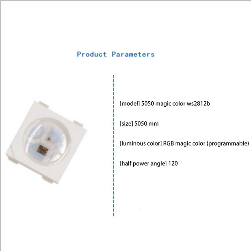 10 Chip Led WS2812B RGB 5050SMD WS2812 DC5V Full màu, Hạt Led, Mắt Led DIY Led
