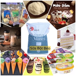 1kg Bột Kem Béo Pha trà sữa Kievit Con Cò Vana blanca Làm bánh, kem, milo - bột béo