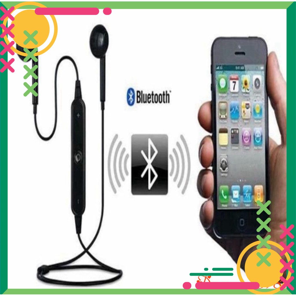 [FREE SHIP] 💥[GIÁ HỦY DIỆT]💥Tai nghe bluetooth thể thao không dây S6 ĐẸP- NHỎ GỌN- ÂM THANH CỰC HAY 💥SIÊU RẺ💥