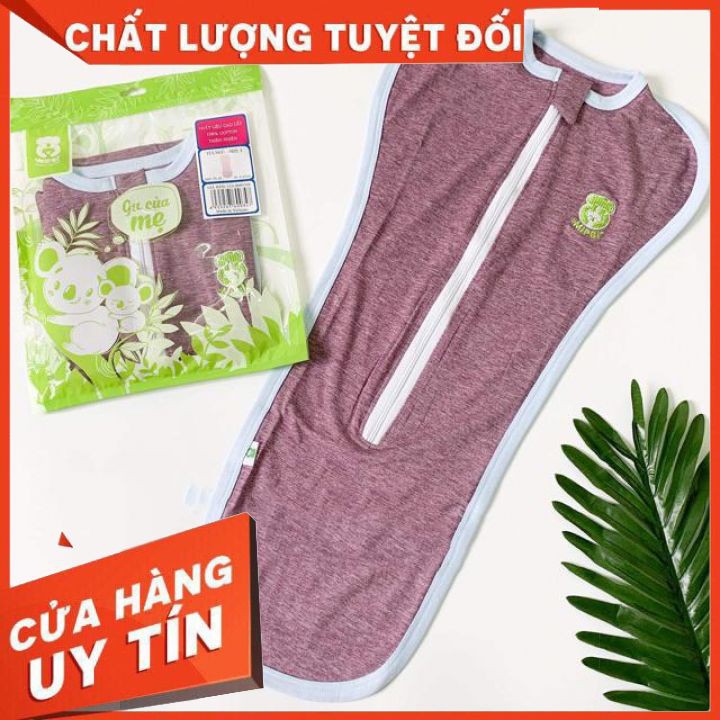 Túi ngủ mipbi ️🏆️CAM KẾT CHÍNH HÃNG🏆 cao cấp chất liệu cotton đem đến sự thoải mái cho bé, Ủ kén cho bé