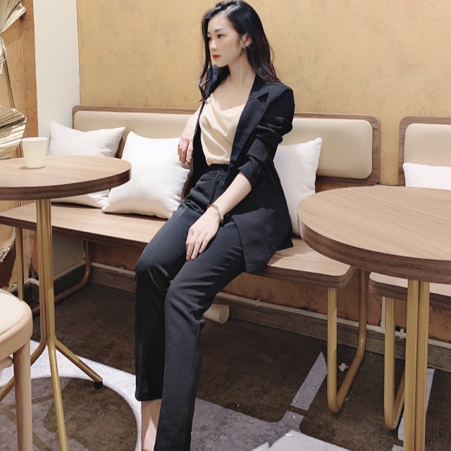 Set blazer 3in1 áo quần