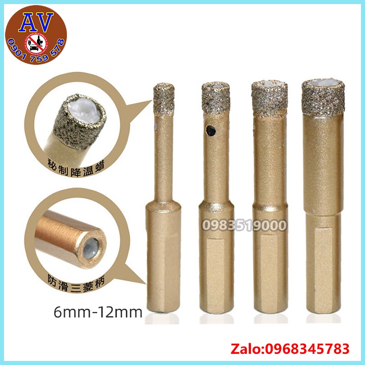 Mũi khoan gạch-đá hoa cương siêu cứng