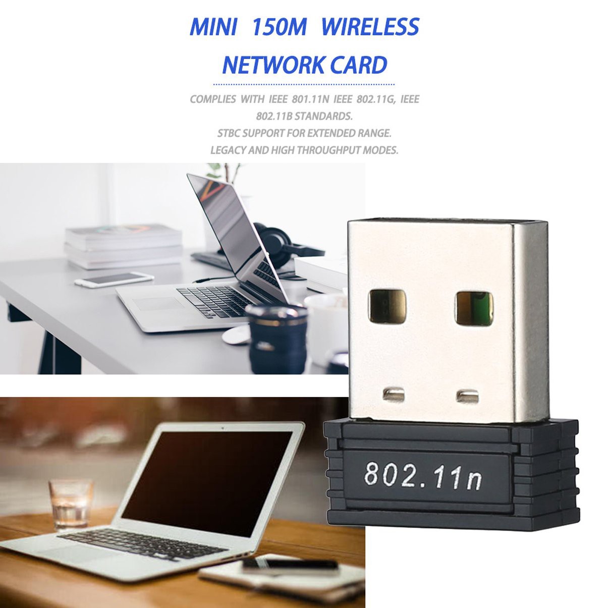 150M Mini USB WiFi Wireless Network LAN Card 802.11n/g/b USB Receivers Adapter