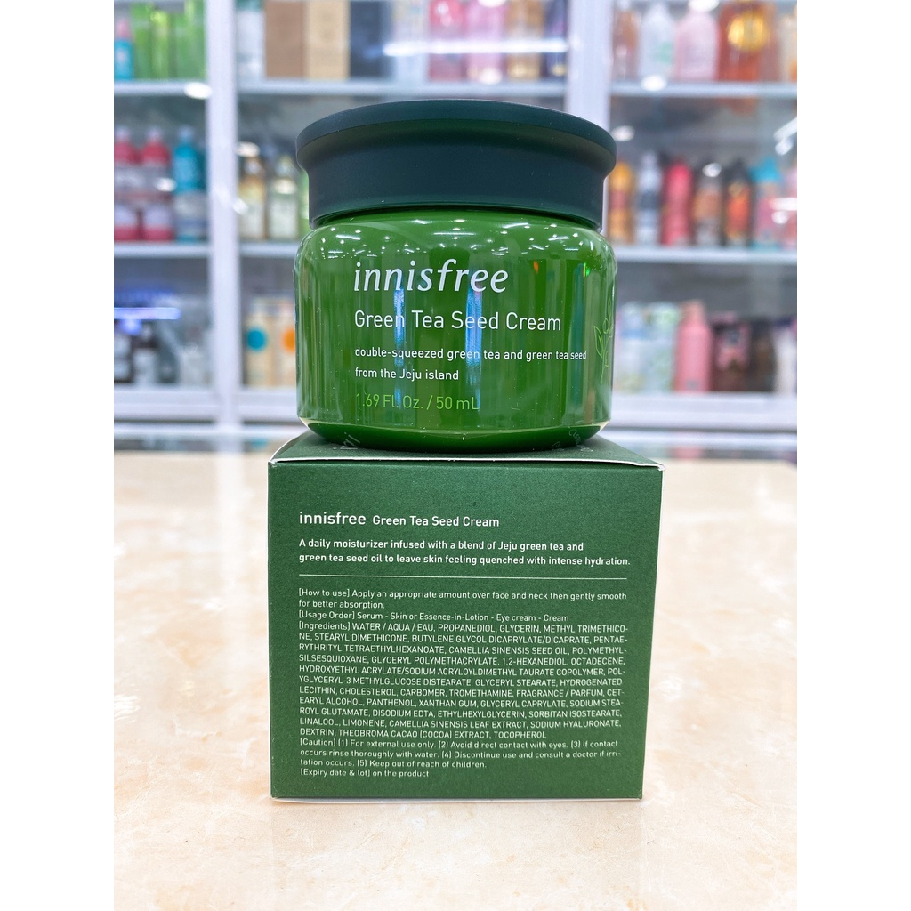 Kem Dưỡng Da Trà Xanh Innisfree The Green Tea Seed Cream Hàn Quốc 50ml