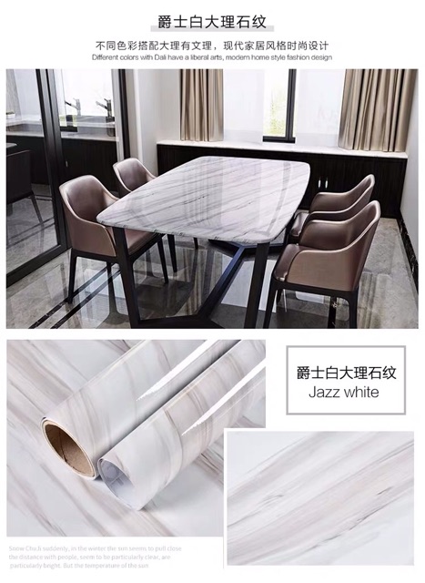5M đá vân bóng chống nước💧keo sẵn khổ 60 cm