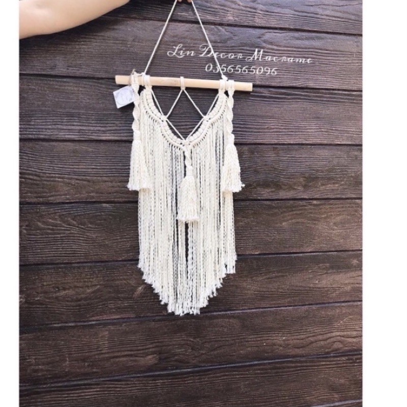 Macrame trang trí nhà phong cách vintage LT31 | BigBuy360 - bigbuy360.vn