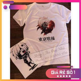 [HOT]Áo thun nam nữ Tokyo Ghoul chibi - áo Anime đẹp giá rẻ
