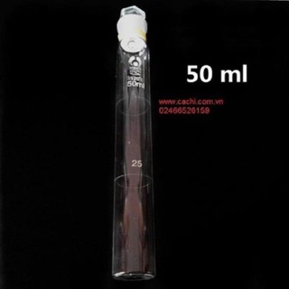 Ống nghiệm thủy tinh nút nhám 50ml