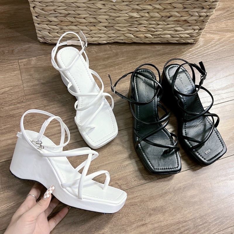 Sandal dây ống xỏ ngón đế xuồng 7 phân - Camel Store
