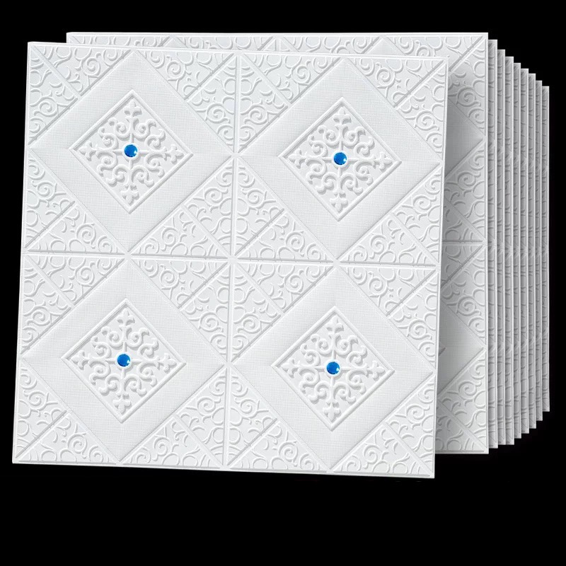 Miếng dán tường bằng xốp giả gạch 3D chống sốc chống tiếng ồn trang trí nhà cửa | BigBuy360 - bigbuy360.vn