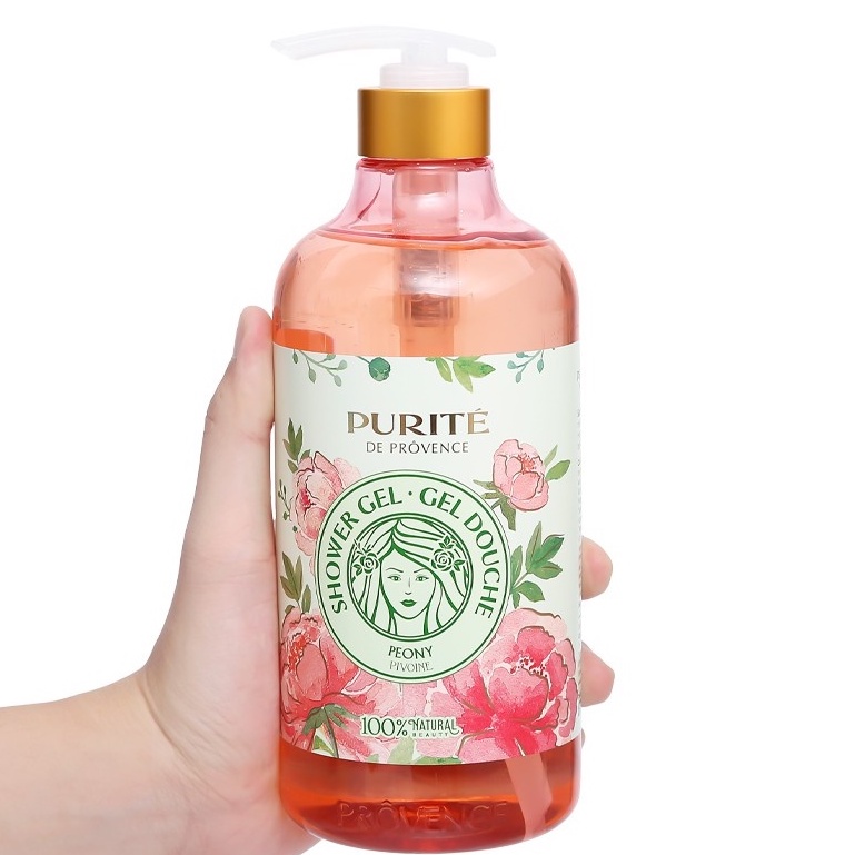 Sữa Tắm Purite Peony Shower Gel Thư Giãn Da Hương Hoa Mẫu Đơn 850ml