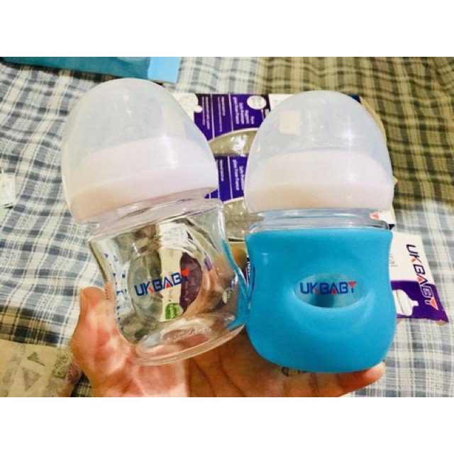 Vỏ Cao Su Bảo Vệ Bình Thủy Tinh Philips Avent 8oz/4oz Chống Rơi Vỡ