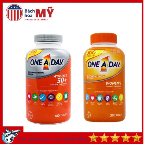 Vitamin Tổng hợp Cho Nữ One A Day Women's Multivitamin 300 viên