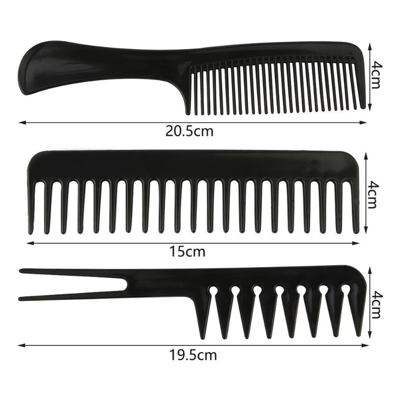 Set 10 cây lược, bộ lược chuyên nghiệp