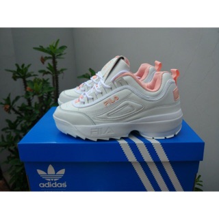 [HOT FOR SUMMER] Giày FILA hồng trắng 36-39
