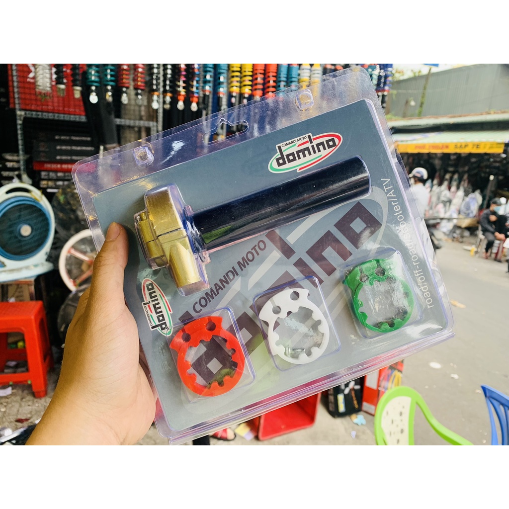 Cùm tăng tốc Domino 2 dây dưới gắn cho mọi loại xe