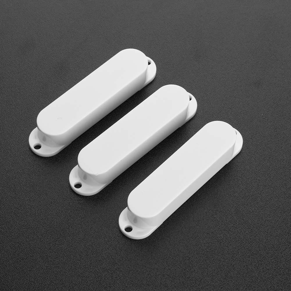 3pcs Single Rail Monocoil Humbucker Pickup Covers for Fender Strat Electric