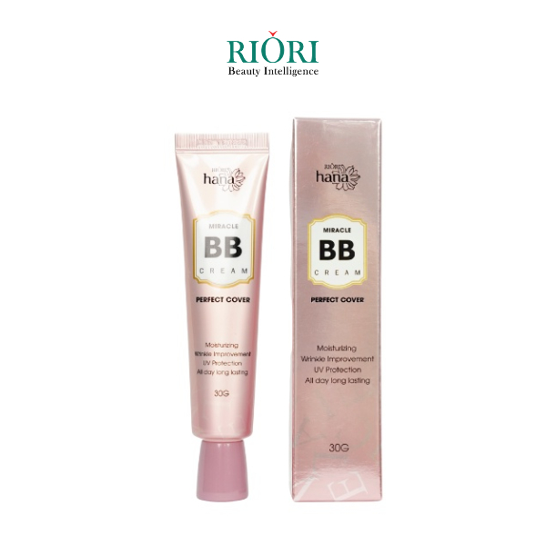 Kem Nền RIORI HANA Miracle BB Cream 30g (Mới)