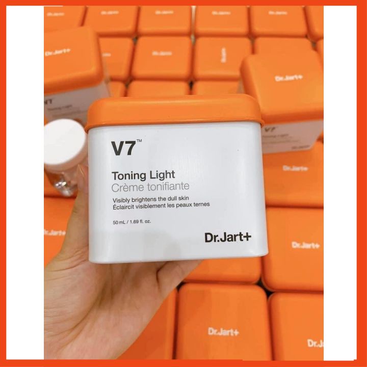 Kem Dưỡng Trắng Da V7 [MẪU MỚI 10/2021] Toning Light Hàn Quốc, dưỡng ẩm, trắng da, tái tạo da trắng hồng căng bóng