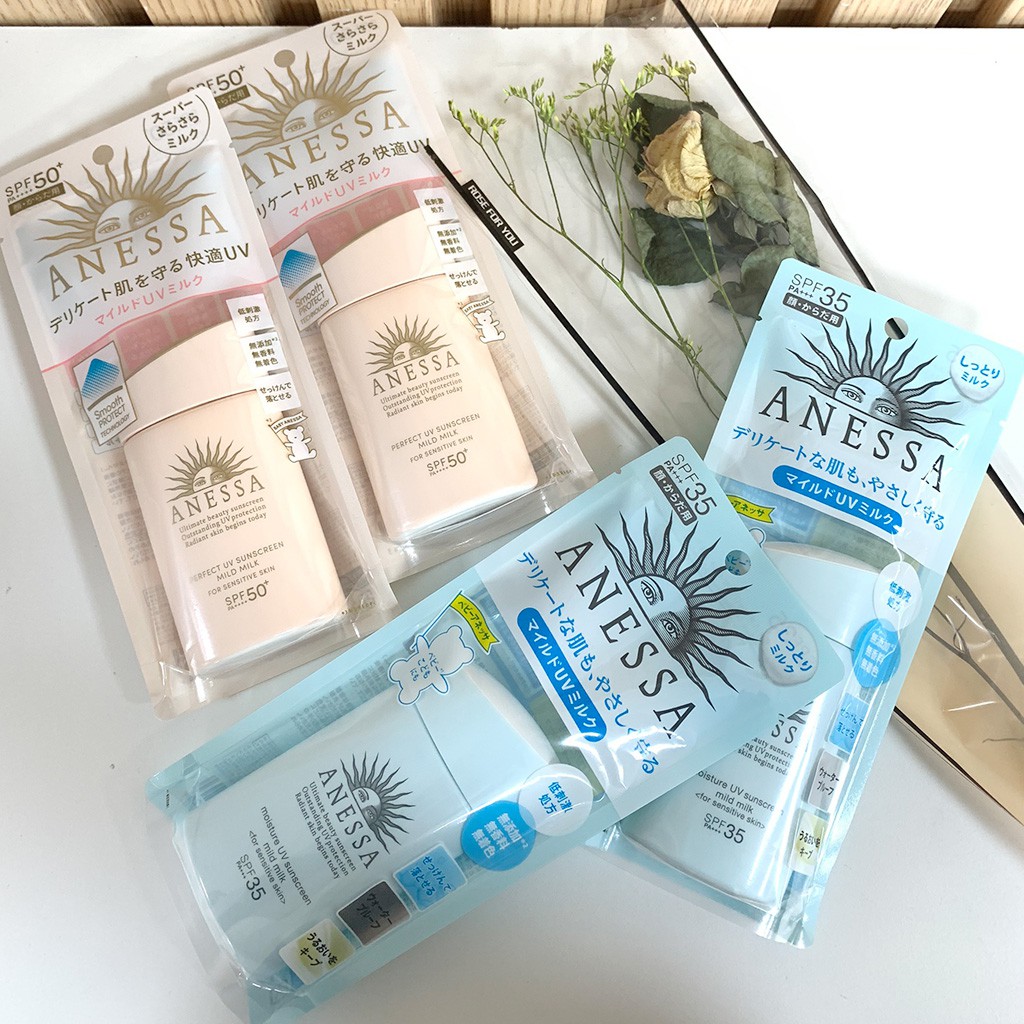 [Mã SKAMSALE8 giảm 10% đơn 200K] Sữa Chống Nắng Cho Da Nhạy Cảm & Trẻ Em Anessa UV Sunscreen Mild Milk 60ml | BigBuy360 - bigbuy360.vn