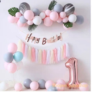 Sét bóng trang trí sinh nhật cho bé gái - BiBo baby